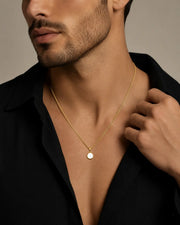 Round Ice Necklace ZJ jewellery Round Ice Necklace